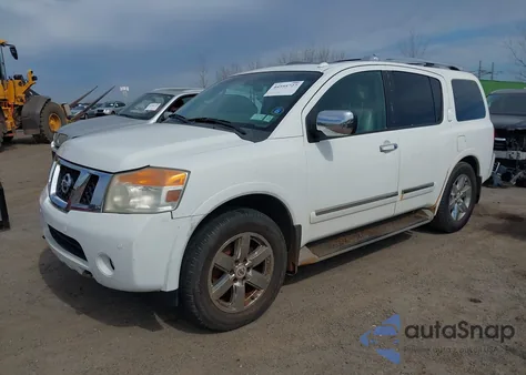 2010 Nissan Armada Platinum from USA, damaged, VIN 5N1AA0NC1AN612762